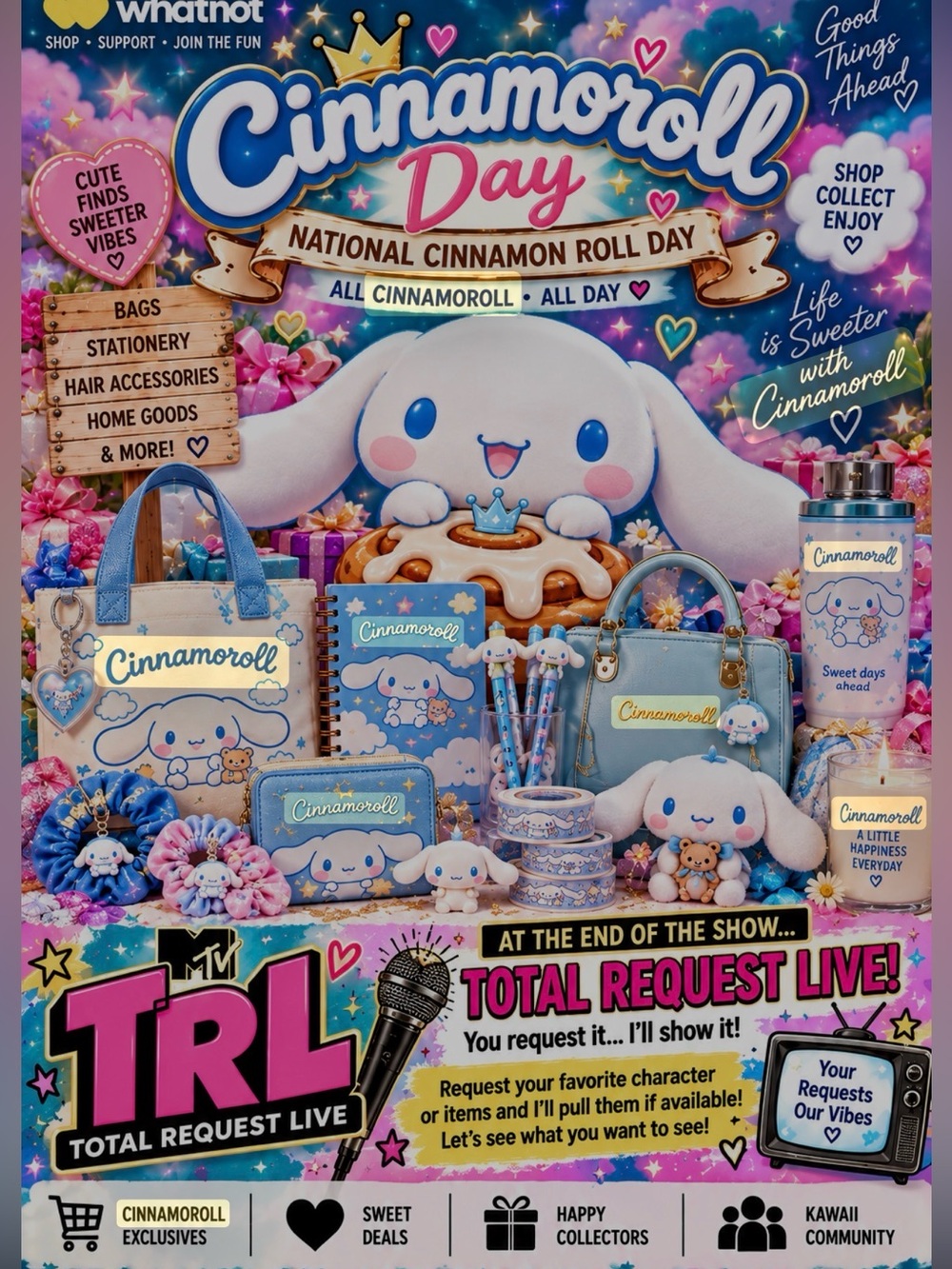 Sanrio Cinnamoroll Gift Collection TODAY ONLY ALL THINGS CINNA
